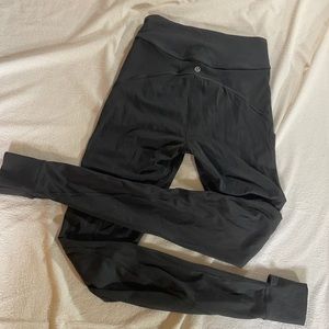 High Waisted Gray Lululemon Leggings